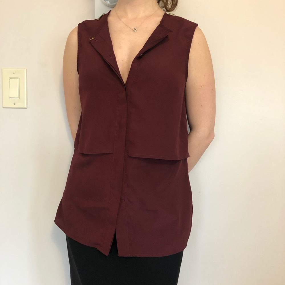 Michael Kors Short Sleeve Blouse